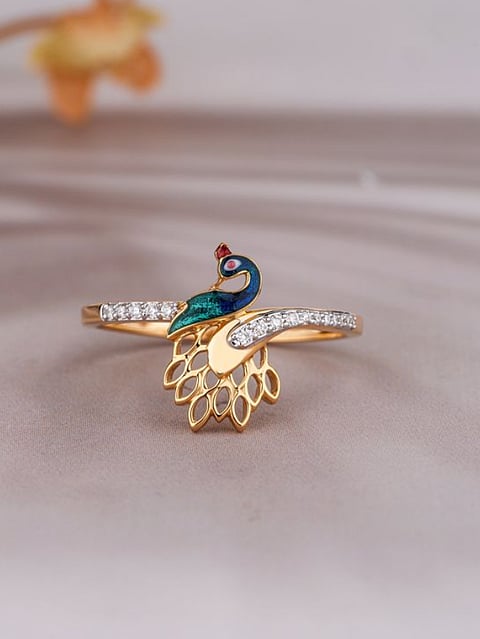 peacock ring design