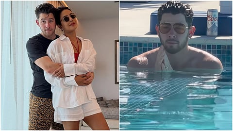 Priyanka Chopra Share Nick Jonas Pool Video