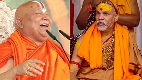 rambhadracharya criticizes shankaracharya avimukteshwaranand over ritual bath controversy