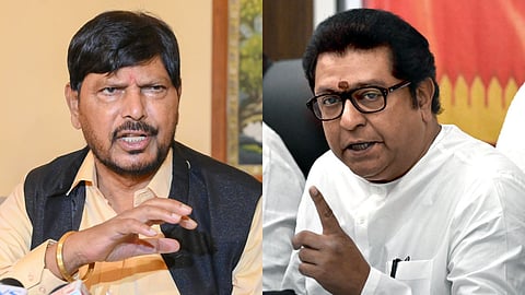 Ramdas Athawale slams Raj Thackeray over Mumbai's Bihar Bhavan protest.