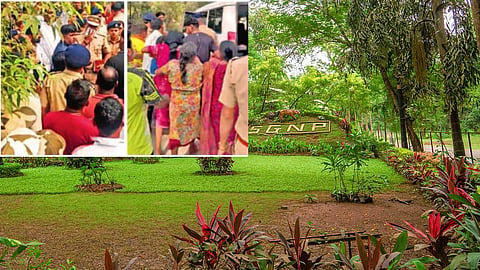 Encroachment removal operation at Sanjay Gandhi National Park; clashes and stone-pelting between police and encroachers in Borivali.