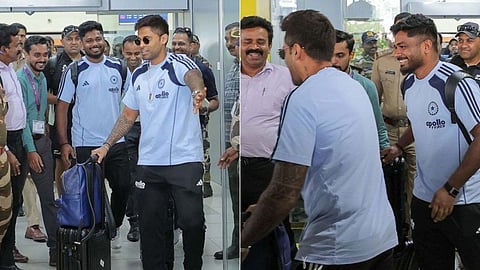Suryakumar Yadav Gives VIP Treatment to Sanju Samson