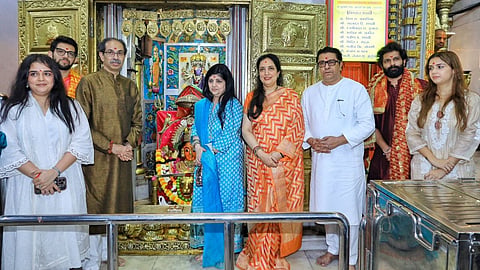 Thackeray Family Mumbadevi Temple Visit