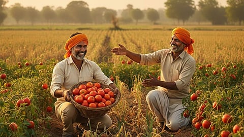 Uncertainty in onion prices, but tomatoes bring relief: The last season proved to be a blessing, bringing smiles to farmers' faces.