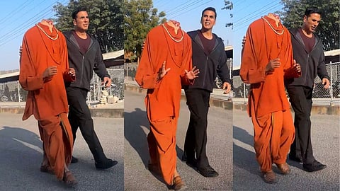Akshay Kumar Bhooth Bangla Viral Video Headless Man Priyadarshan Horror Comedy Bollywood