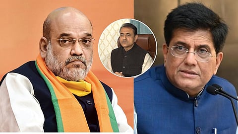 Amit Shah scolds Piyush Goyal On NCP President