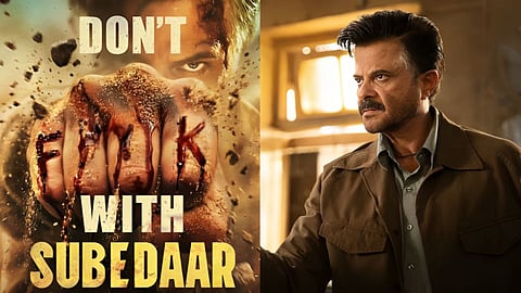 subedaar first poster release anil kapoor action film amazon prime