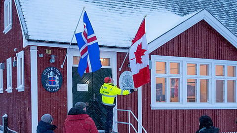 Canada and France open embassies in Greenland, a major show of support for Denmark by NATO countries.
