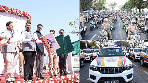 Devendra Fadnavis Flag Off Police Fleet