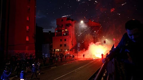 Italy Anti-Olympics March