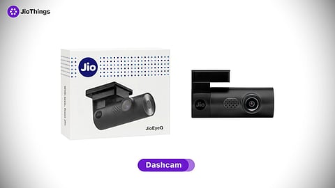 Jio EyeQ Dashcam launched, offering GPS and AI features for just 3,499 rupees.