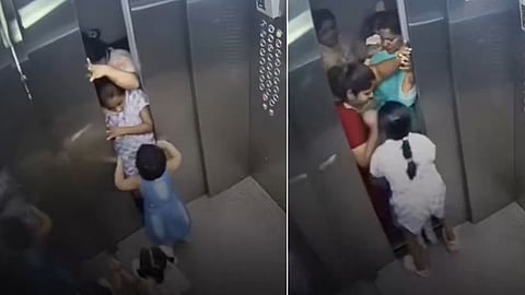 Kids Stuck in Elevator Rescue Operation