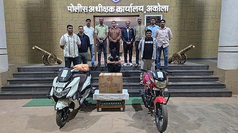 Major action in Akola under Operation Prahar, goods worth Rs 5.67 lakh including marijuana seized; one arrested