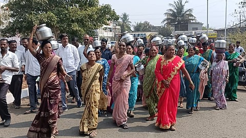 Sinnar handa morcha protest