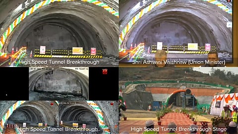 Mumbai Ahmedabad Bullet Train Tunnel Breakthrough