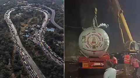 Mumbai Pune Expressway Traffic Jam