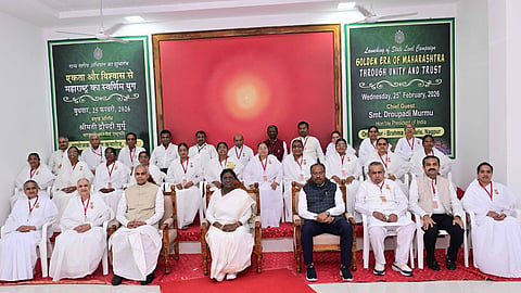 President Droupadi Murmu graced the state-level launch of ‘Golden Era of Maharashtra through Unity and Trust’, organised by Brahma Kumaris at Vishwa Shanti Sarovar, Nagpur, Maharashtra