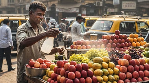 Rat Poison Spray on Fruits Malad