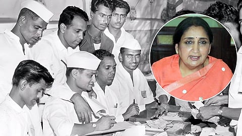 Sunetra Pawar Post for Sharad Pawar