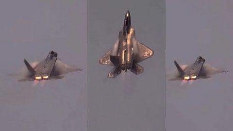 US F-22 Fighter in Israel