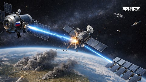 A cosmic battle in space! Russian spy spacecraft targeting European satellites, nuclear attack threatened.