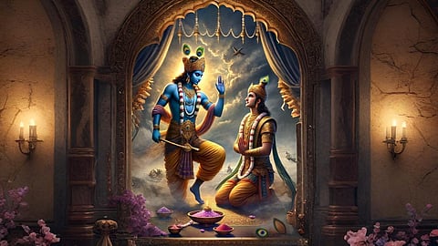 fake Krishna challenged the real Shri Krishna, who was Vasudeva Paundrak and how did he meet his end?