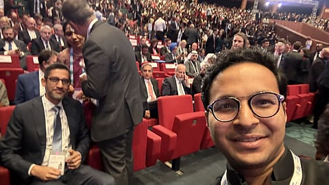 A delightful conversation between Sundar Pichai and Anant Ladha at India AI Summit 2026 went viral online.