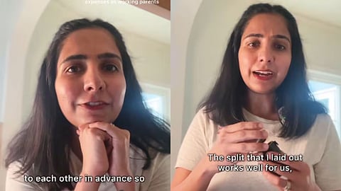 An Indian couple in San Francisco shared how they split income, expenses, and household responsibilities equally.