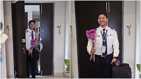 An IndiGo pilot’s romantic surprise for his wife has won hearts online.