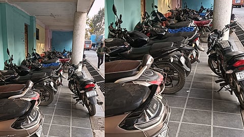 Illegal parking rampant at Wardha bus station, causing inconvenience to employees and parcel services