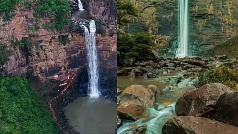 maa tutla bhawani waterfall bihar mini kerala tourism guide