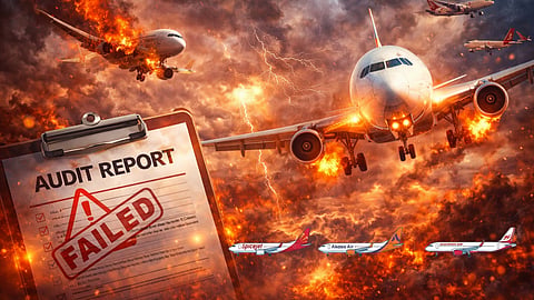 indian air travel safety audit report reveals shocking truth half of planes flying with Defect