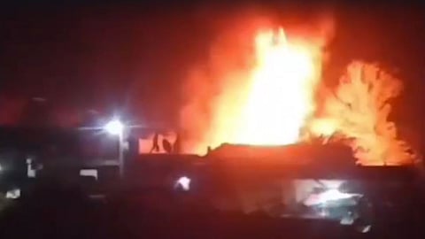 Three members of a family died in a massive fire in Adgaon, Akola. Illegal diesel storage fueled the blaze.