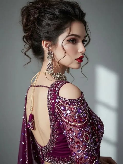 blouse back design