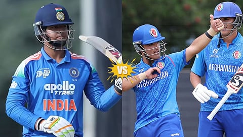 India U19 vs Afghanistan U19, 2nd Semi-Final