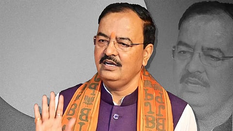 keshav maurya denied uk visa returns to lucknow from germany political stir in up