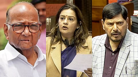 BJP to gain strength in Rajya Sabha from Maharashtra as 7 seats fall vacant in April 2026. MVA faces a major setback; Sharad Pawar's next move in focus.