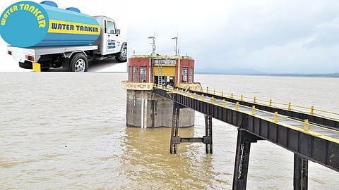 Dam levels in Nashik are receding ahead of the summer, with only 72% of usable water remaining in the district's reservoirs.