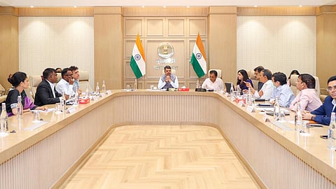 CM Devendra Fadnavis reviews Purandar Airport project. Land acquisition via MIDC fast-tracked with a completion target of March 2029.