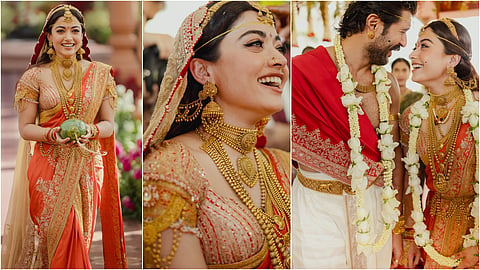 Rashmika Mandanna And Vijay Deverakonda Wedding Look Viral