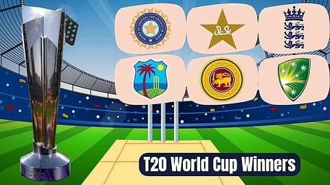 ICC Men's T20 World Cup Winner List