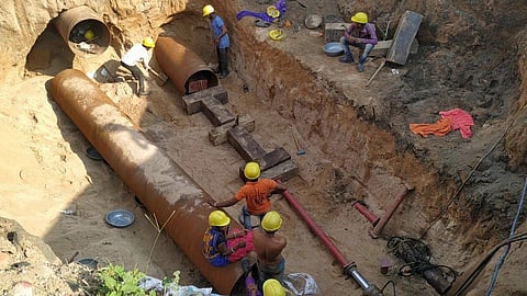 Water supply disrupted in 14 villages of Wardha, water supply cut off for 5 days, residents searching for drinking water; pipeline repairs underway