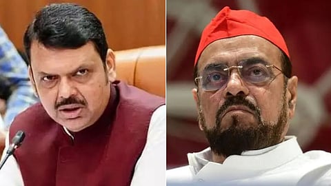 Abu Azmi and Devendra Fadnavis