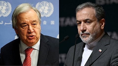 'War was imposed on us', Iran's Foreign Minister bluntly told Guterres, saying - we will go to any lengths in self-defense