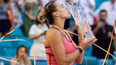 Aryna Sabalenka completes the Sunshine Double with Miami Open title