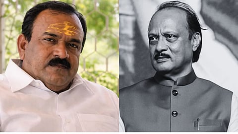 Sharad Pawar faction Leader Sunil Mane claims Tantric Ashok Kharat behind black magic outside Ajit Pawar residence