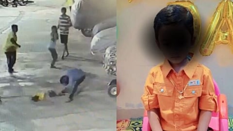 CCTV Viral Video Child Attack