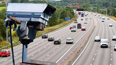 महाराष्ट्र ट्रैफिक निगरानी, Mumbai Pune Expressway laser speed camera
