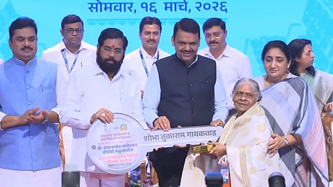CM Devendra Fadnavis Flat Distribution