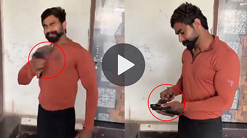 delhi shooting live video man loads pistol fires at close range shocking footage surfaces